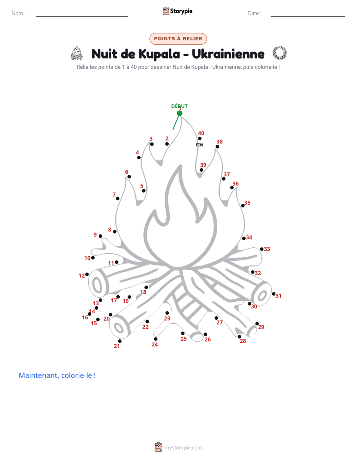 Relie les points