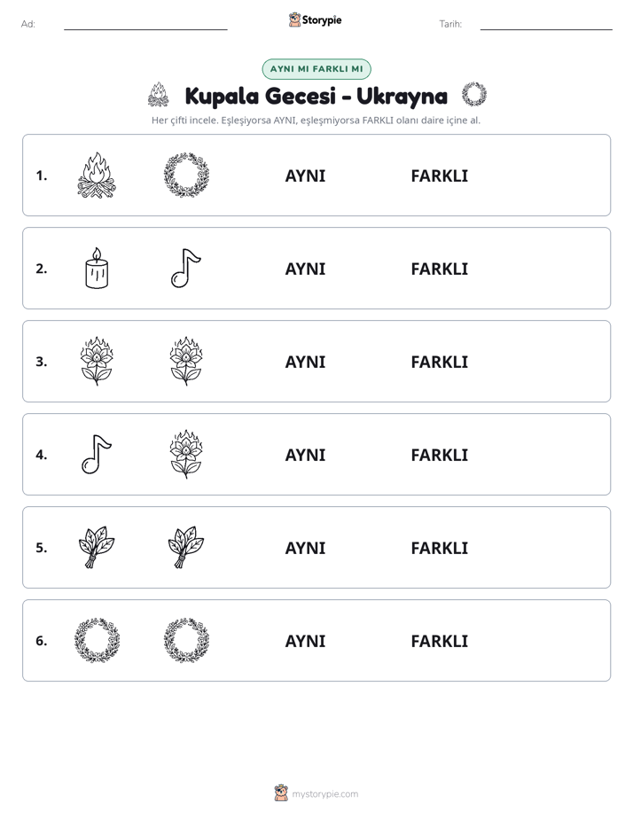 Aynı mı Farklı mı