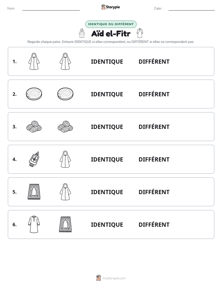 Identique ou Différent