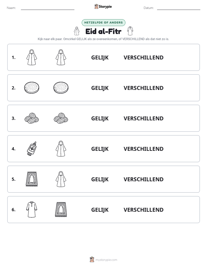 Zelfde of Verschillend