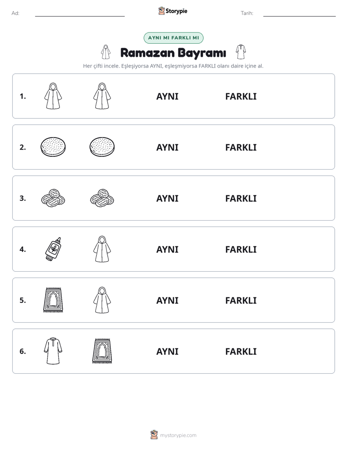 Aynı mı Farklı mı
