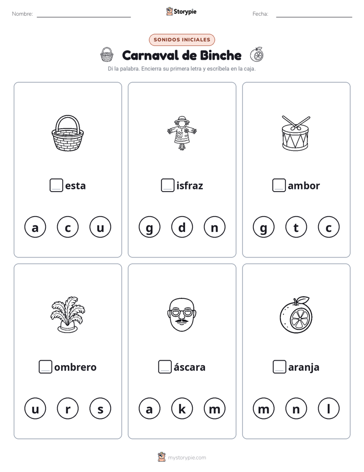 Sonidos Iniciales