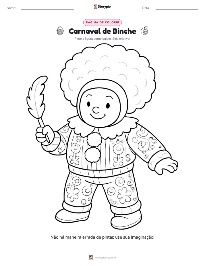 Página para colorir