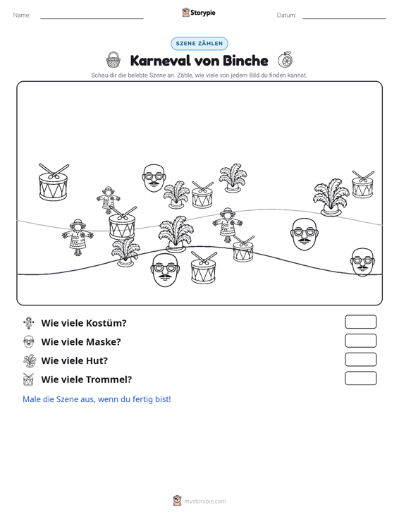 Zähl-Szene