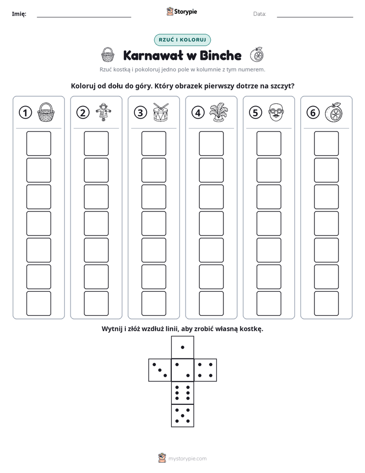 Rzuć i koloruj