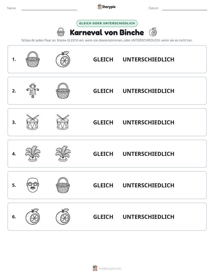 Gleich oder Anders
