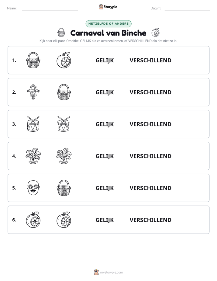 Zelfde of Verschillend