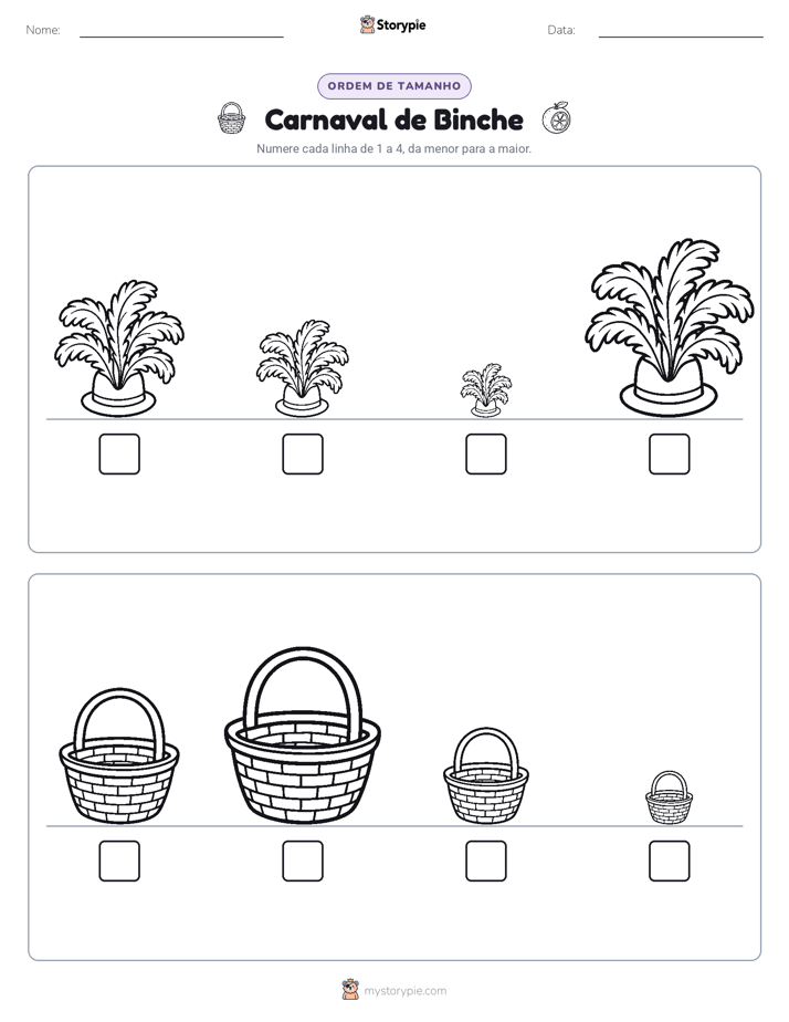Ordem de Tamanho