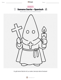Semana Santa - Spanisch druckbare Arbeitsblatt Vorschau