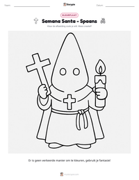 Semana Santa - Spaans afdrukbare werkblad voorbeeld