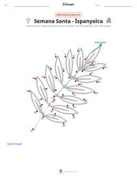 Semana Santa - İspanyolca yazdırılabilir çalışma sayfası önizlemesi