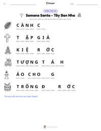 Xem trước tài liệu in sẵn Semana Santa - Tây Ban Nha