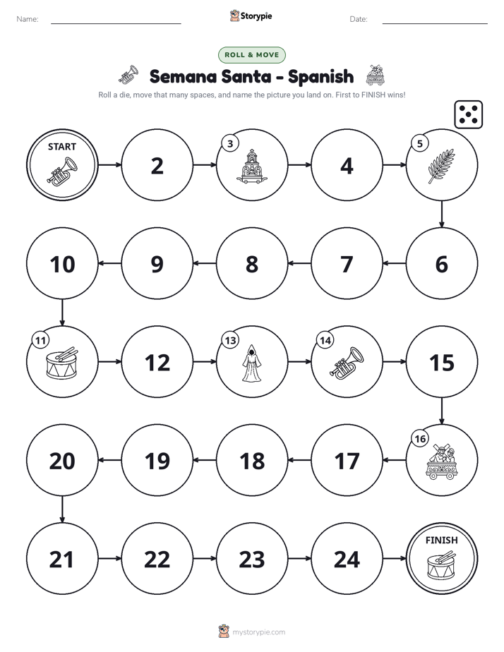 Roll & Move Game