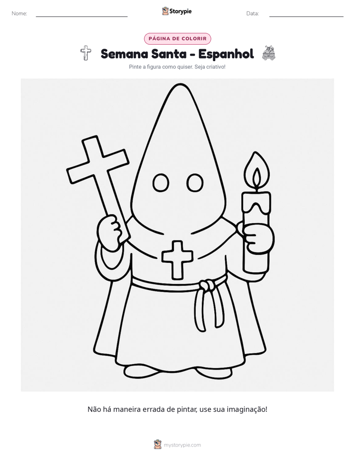 Página para colorir