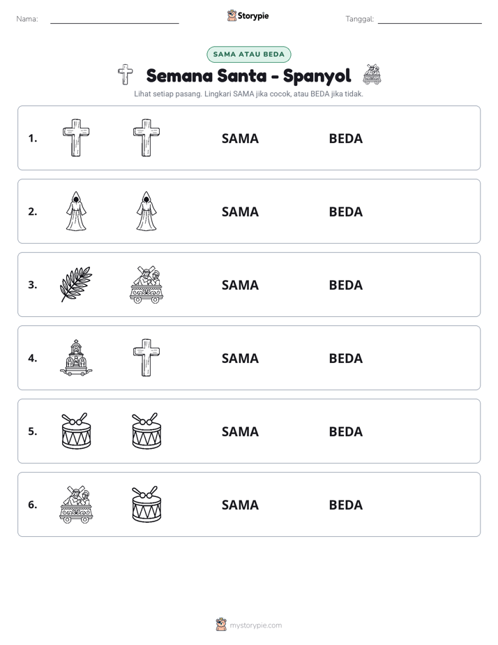 Sama atau Berbeda