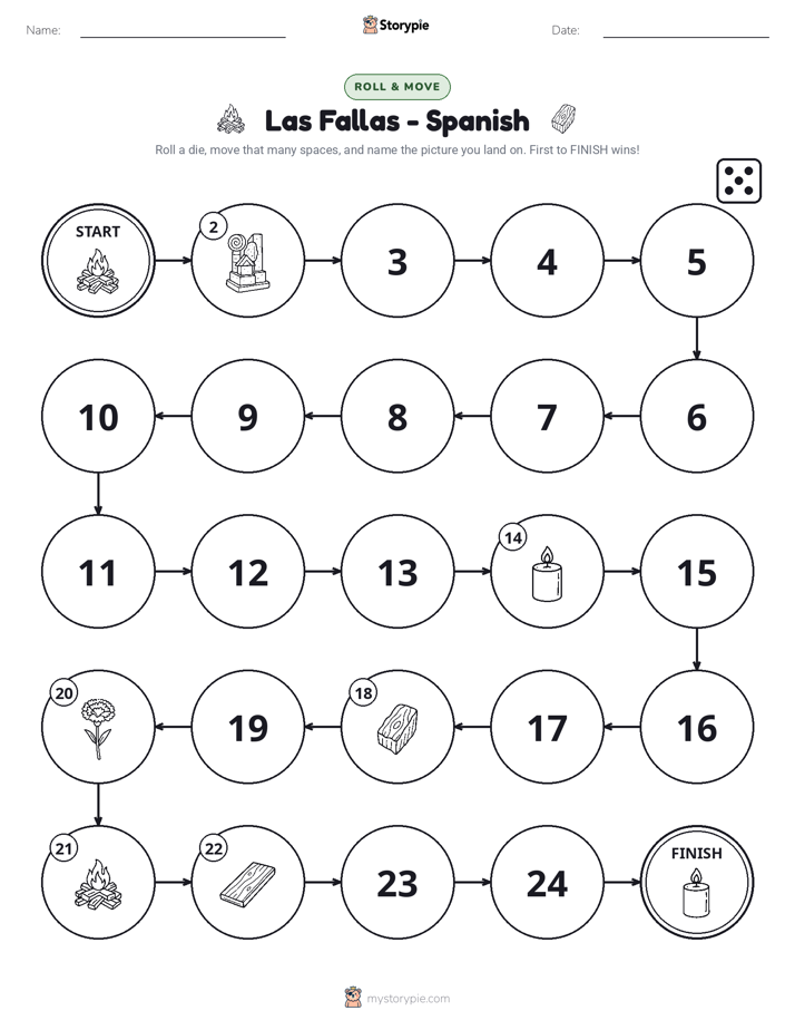 Roll & Move Game