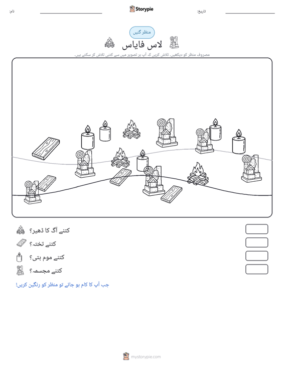 گنتی کا منظر