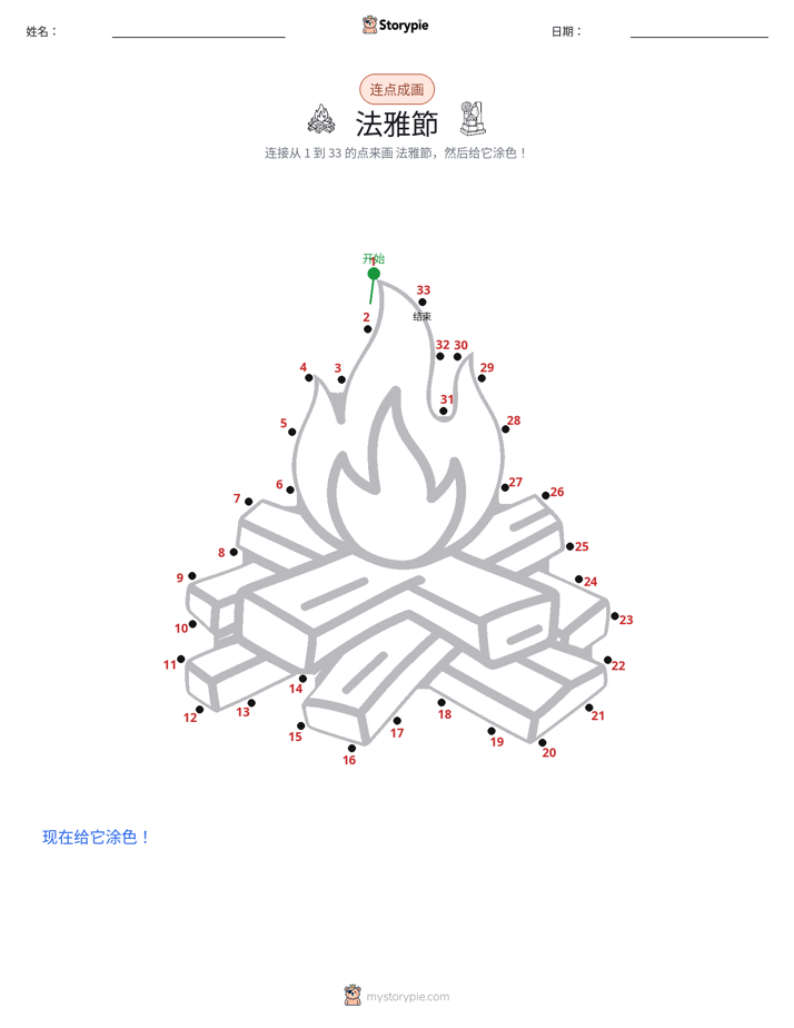 连点成线