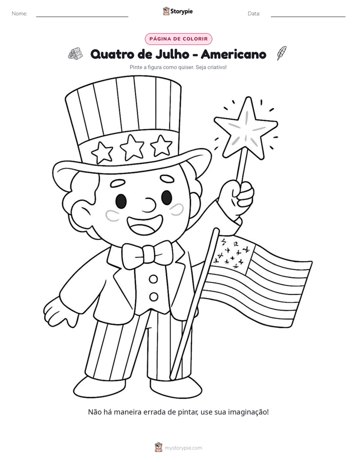 Página para colorir
