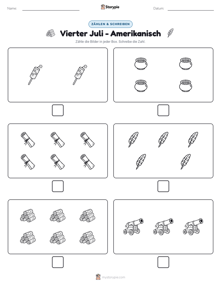 Zählen & Schreiben