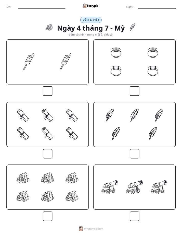 Đếm & Viết