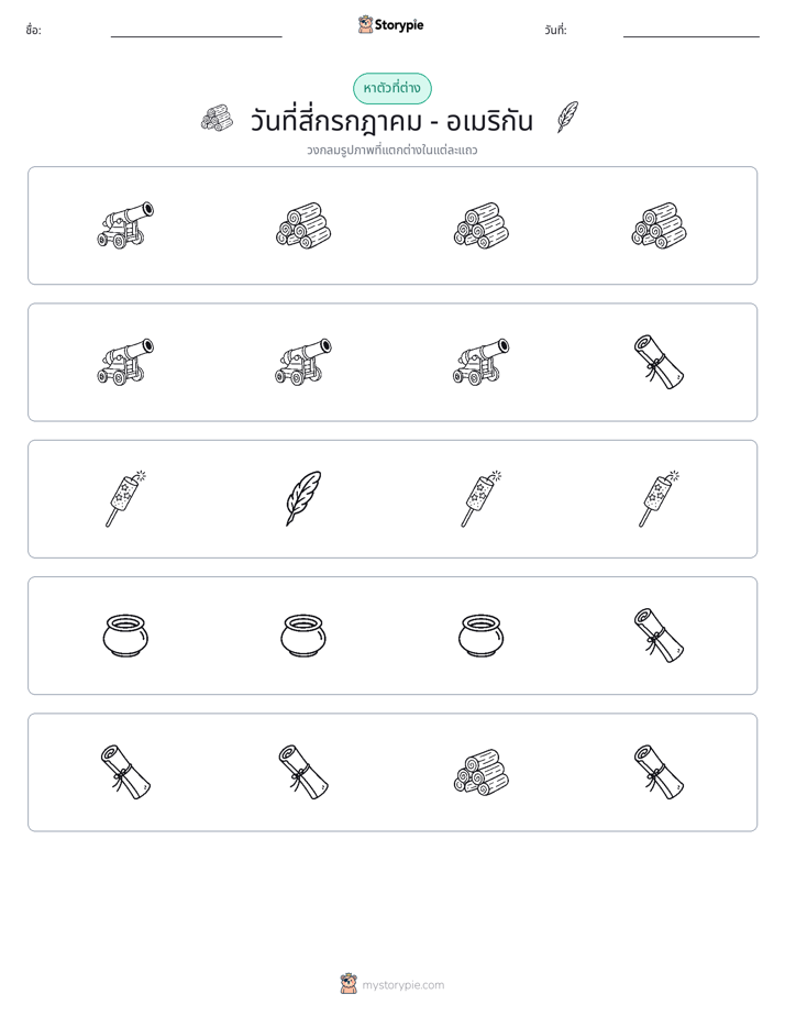 ตัวที่แตกต่าง