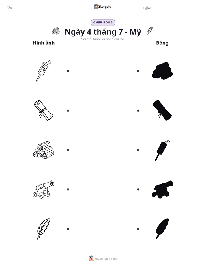 Ghép Hình Bóng