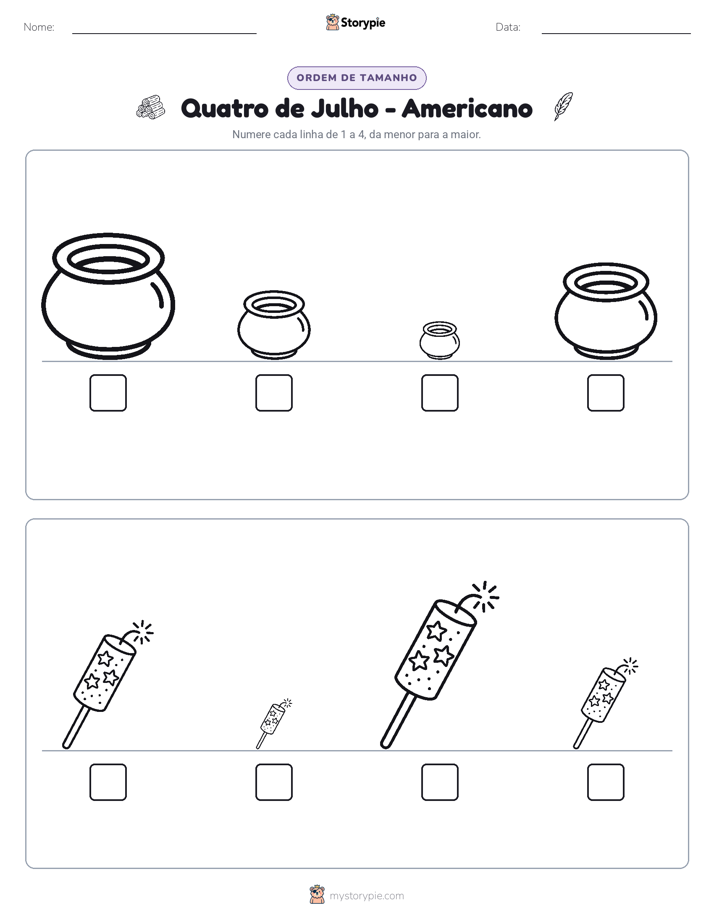 Ordem de Tamanho