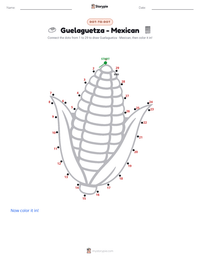 Guelaguetza - Mexican printable worksheet preview