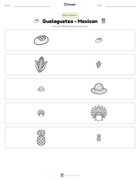 Guelaguetza - Mexican printable worksheet preview
