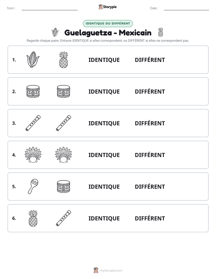 Identique ou Différent