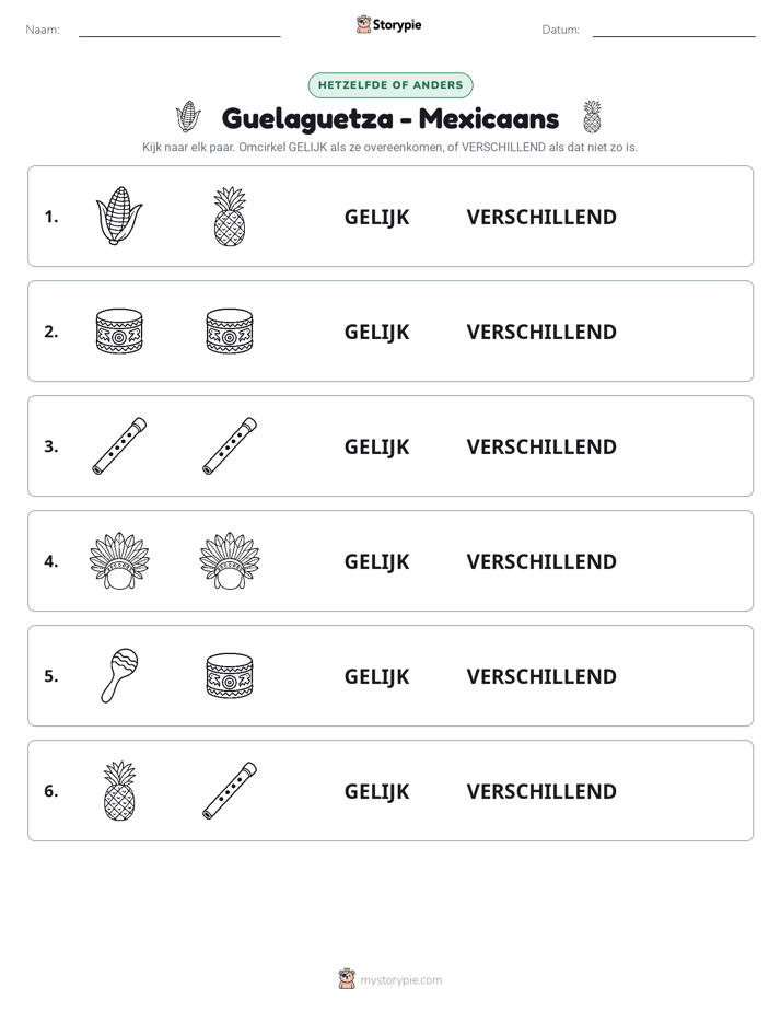Zelfde of Verschillend