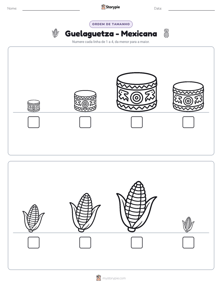 Ordem de Tamanho