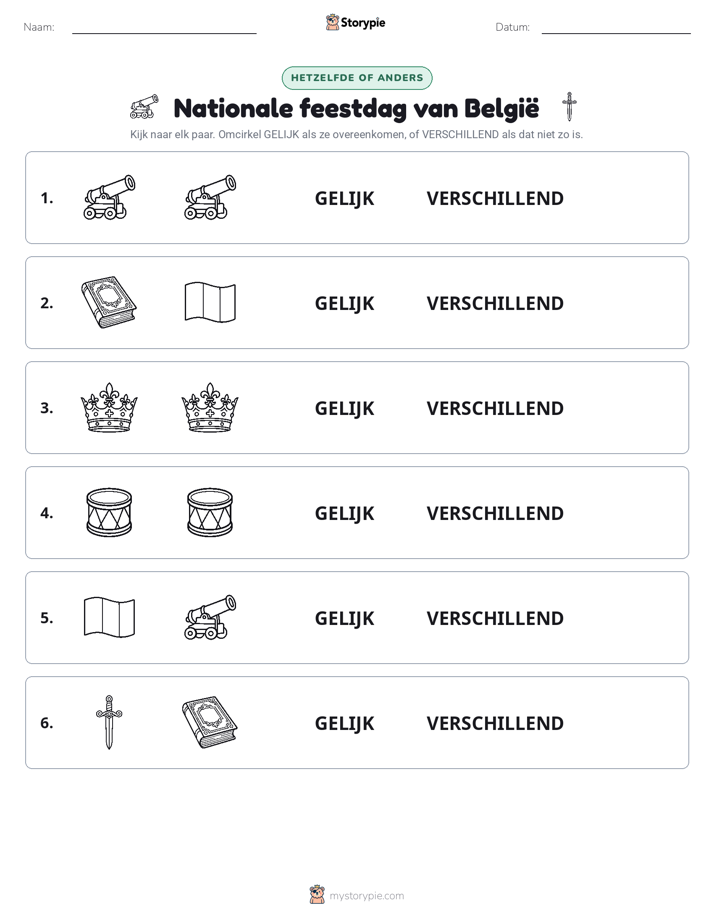 Zelfde of Verschillend