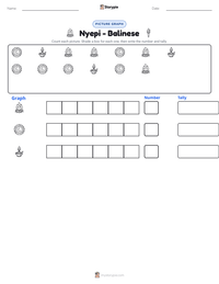 Nyepi - Balinese printable worksheet preview