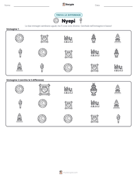 Anteprima della scheda stampabile di Nyepi