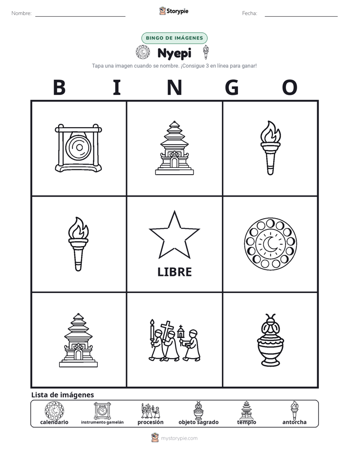 Bingo de Imágenes