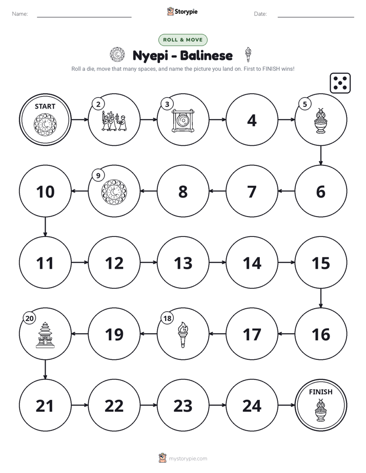 Roll & Move Game