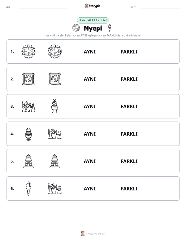 Aynı mı Farklı mı
