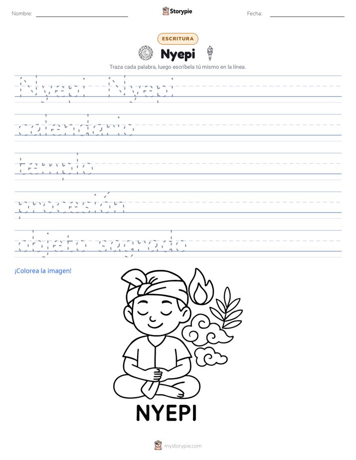 Práctica de Escritura