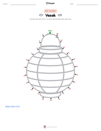 Vesak printable worksheet preview