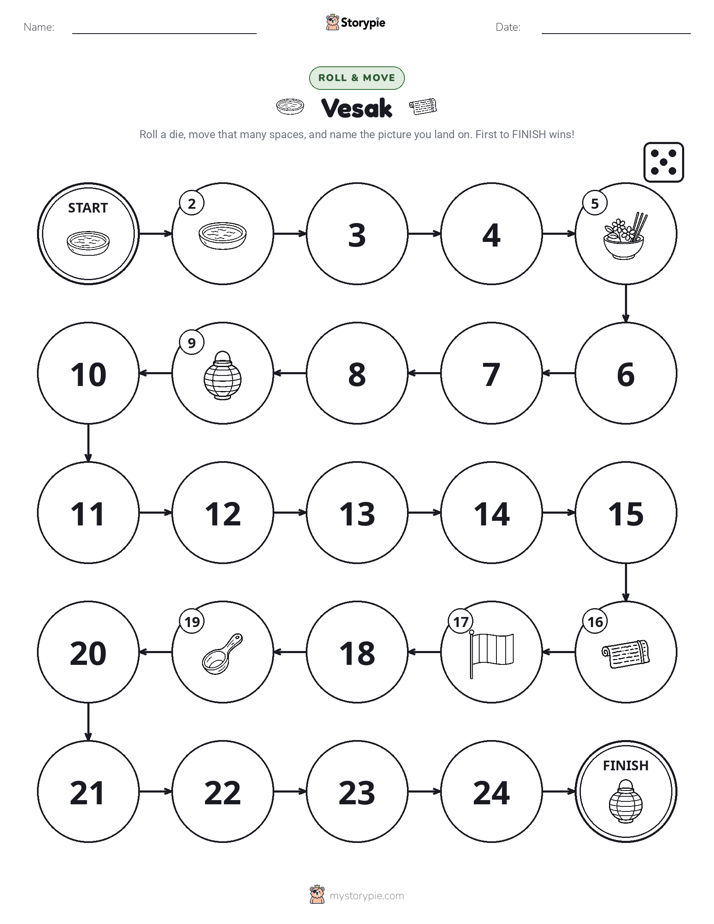 Roll & Move Game
