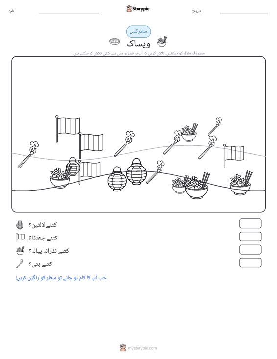 گنتی کا منظر