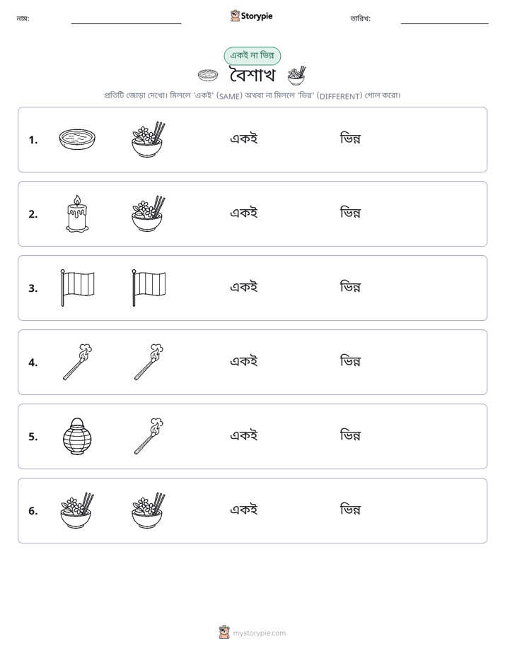 একই বা ভিন্ন