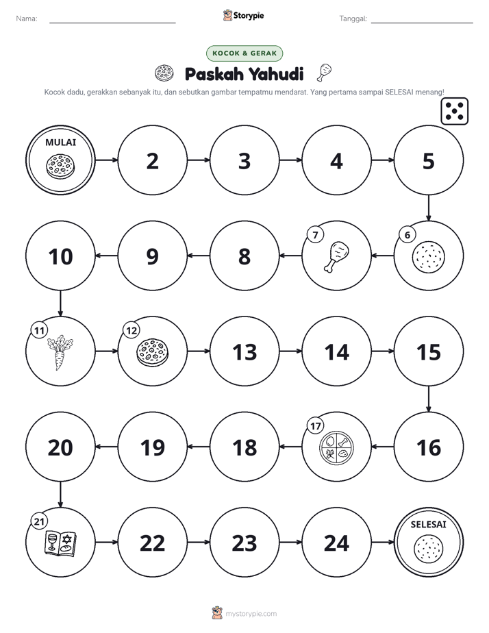 Permainan Gulung & Pindah