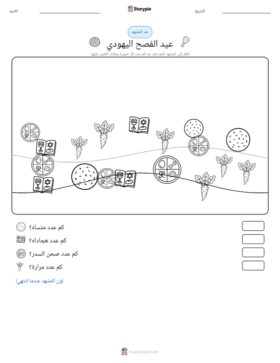 مشهد العد
