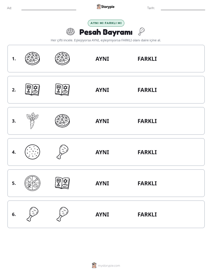 Aynı mı Farklı mı