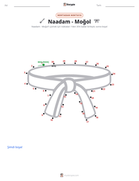 Naadam - Moğol yazdırılabilir çalışma sayfası önizlemesi