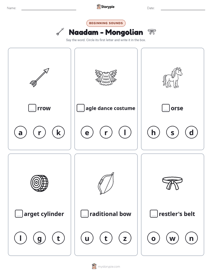 Beginning Sounds