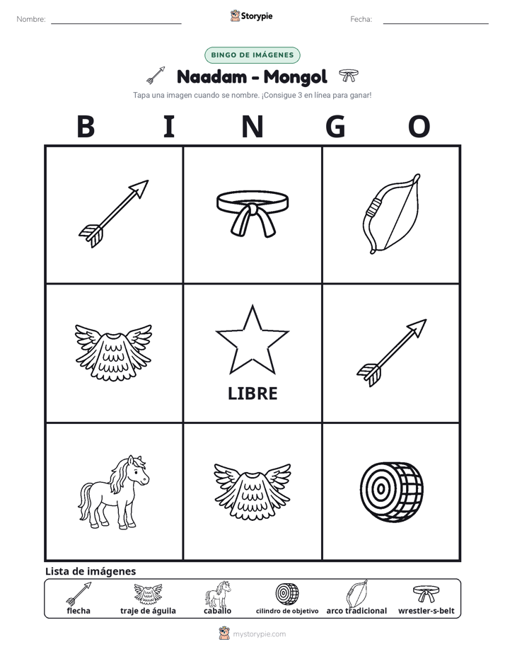 Bingo de Imágenes